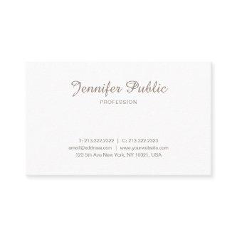 Elegant Minimalist Modern Sleek Plain Professional
