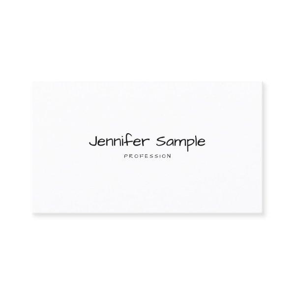 Elegant Minimalist Modern Template Hand Script Top