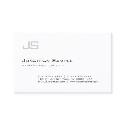 Elegant Minimalist Monogram Professional Modern