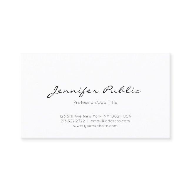 Elegant Minimalist Professional Modern Clean Plain