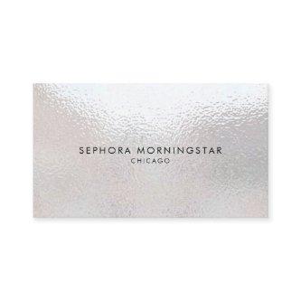 Elegant Minimalist Professional Modern Frost Opal