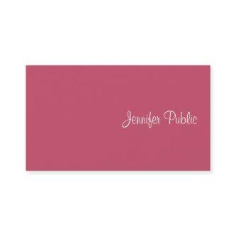 Elegant Minimalist Template Red Modern Simple