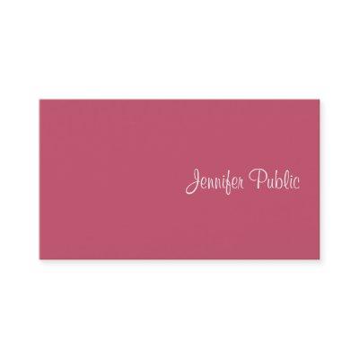 Elegant Minimalist Template Red Modern Simple