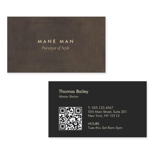 Elegant Minimalistic Barber Shop Hair Stylist