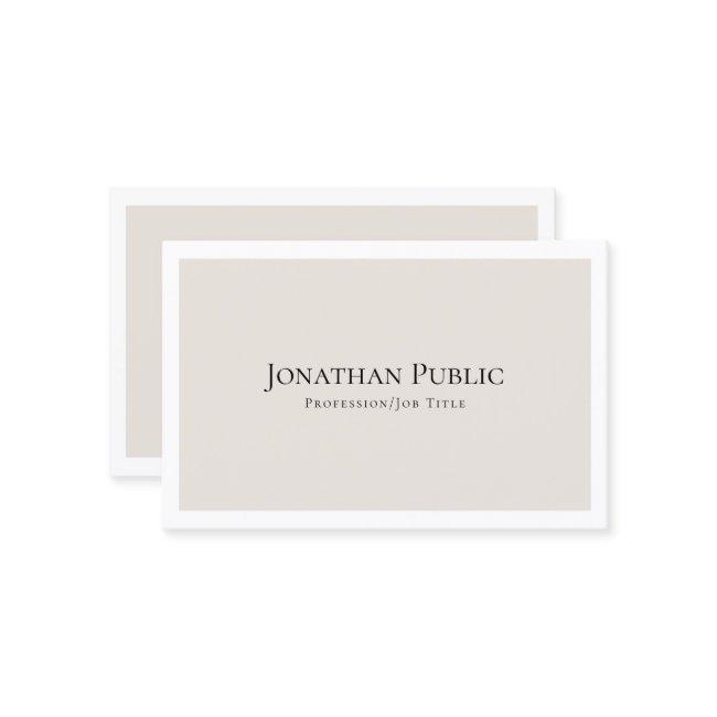 Elegant Minimalistic Design Modern Plain Trendy