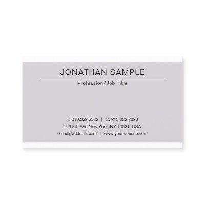 Elegant Minimalistic Design Modern Plain Trendy