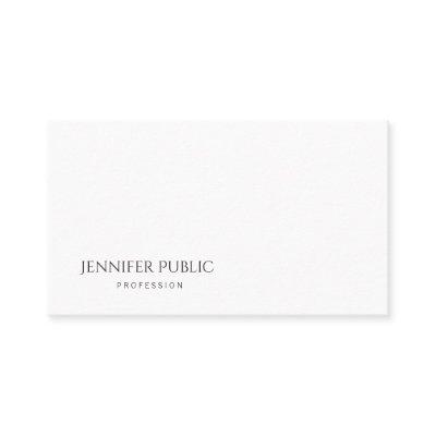 Elegant Minimalistic Design Plain Modern Graceful