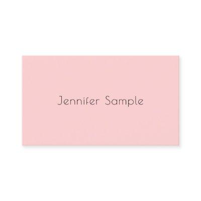 Elegant Mint Green Blush Pink Modern Minimalist