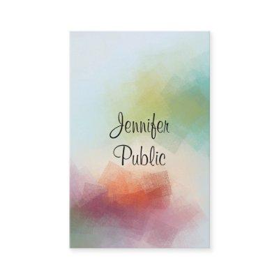 Elegant Modern Abstract Art Vertical Typography