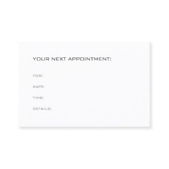 Elegant Modern Appointment Reminder Template