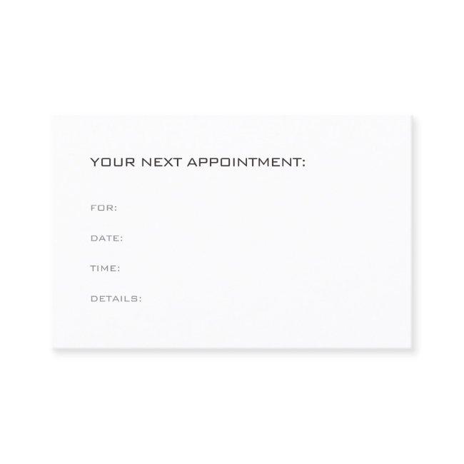 Elegant Modern Appointment Reminder Template
