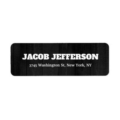 Elegant Modern Bold Creative Plain Grey Minimalist Label