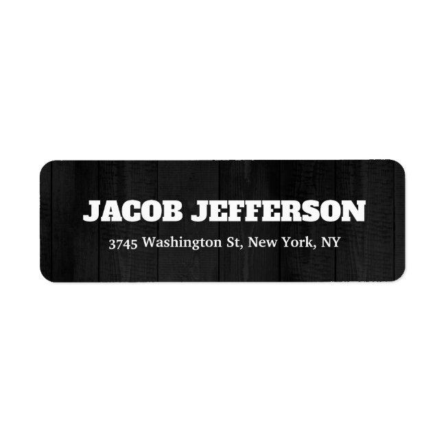 Elegant Modern Bold Creative Plain Grey Minimalist Label