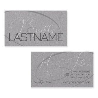 Elegant Modern Calligraphy Signature Hair Salon
