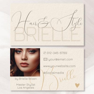 Elegant Modern Calligraphy Signature Photo Image
