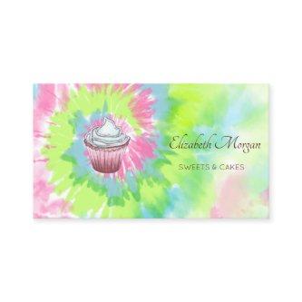 Elegant Modern, Chic Cupcake Tie Dye