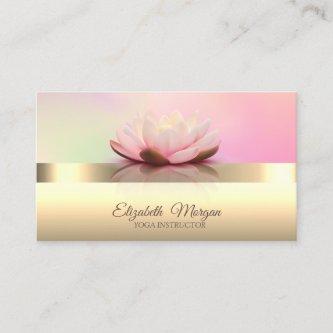 Elegant Modern Chic Lotus Flower Yoga Instructor