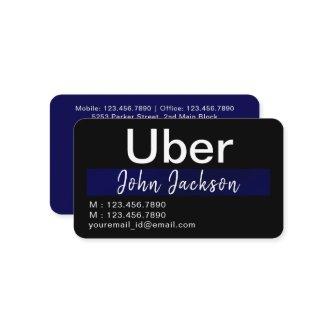 Elegant Modern Classy Car Service Or Uber Driver