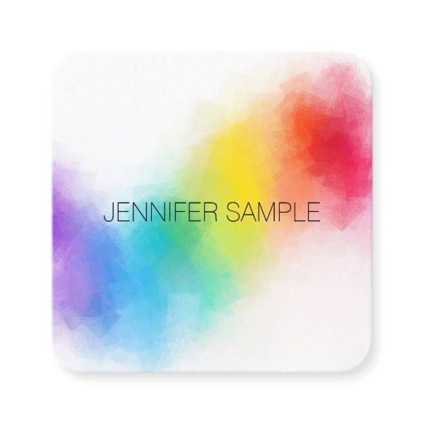 Elegant Modern Colorful Professional Template Square