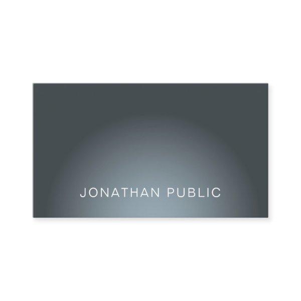 Elegant Modern Design Trendy Plain Professional