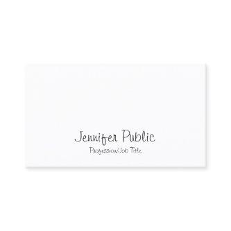 Elegant Modern Freehand Script Simple Pretty Plain