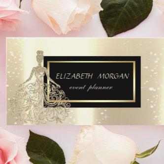 Elegant Modern Glamorouse ,Faux Gold Dress