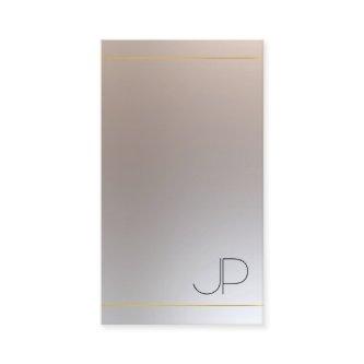Elegant Modern Gold Silver Look Monogram