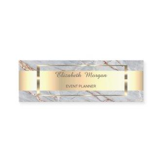 Elegant Modern Gold Stripe Frame, Marble Mini