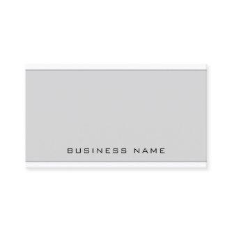 Elegant Modern Grey White Simple Professional