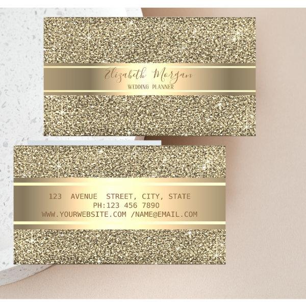 Elegant Modern Luxury Glitter ,Gold Stripe