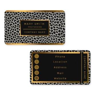 Elegant Modern Luxury White Leopard Collection