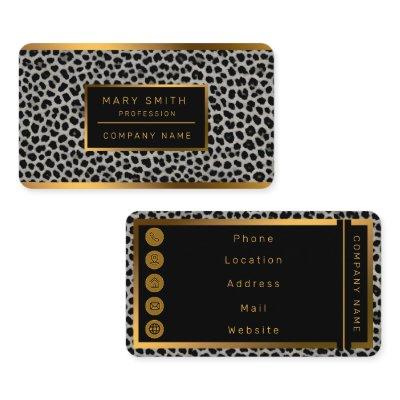 Elegant Modern Luxury White Leopard Collection