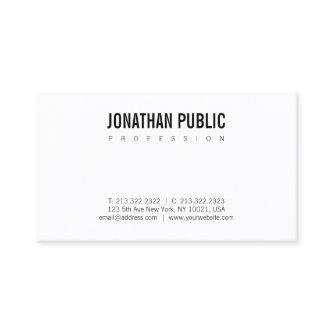 Elegant Modern Minimalist Design Trendy B&W Plain