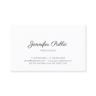 Elegant Modern Minimalist Design Trendy Plain