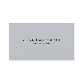 Elegant Modern Minimalist Grey Template Trendy