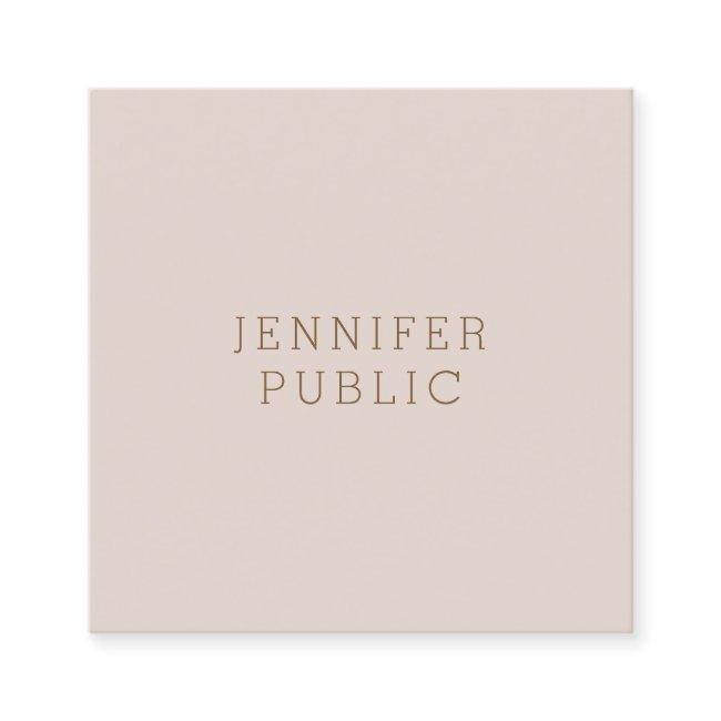 Elegant Modern Minimalist Template Professional Square