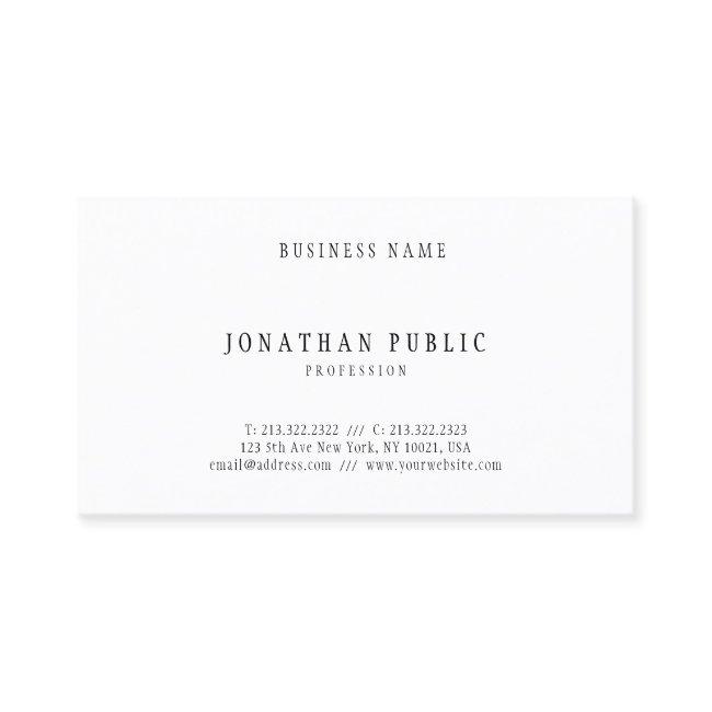 Elegant Modern Minimalistic Design Template Cool