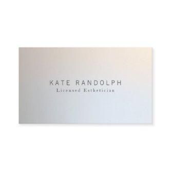 Elegant Modern Minimalistic Professional  Silver