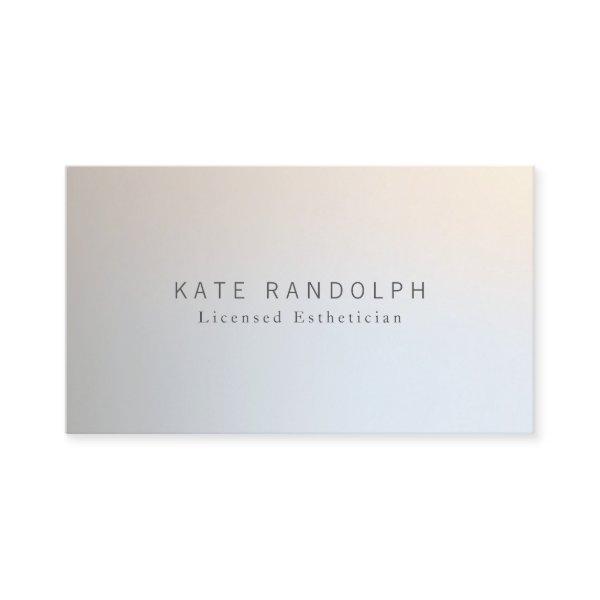 Elegant Modern Minimalistic Professional  Silver