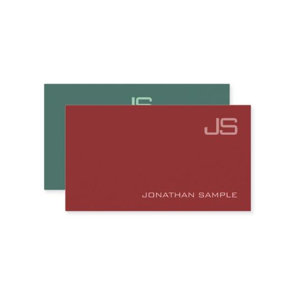 Elegant Modern Monogram Professional Design Luxury