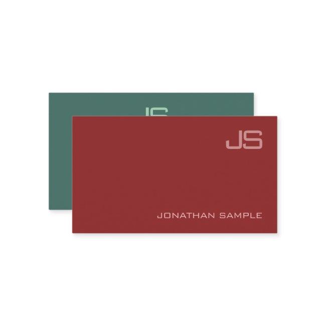 Elegant Modern Monogram Professional Design Luxury