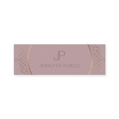 Elegant Modern Monogram Professional Template Mini