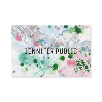 Elegant Modern Pink Blue Green Abstract Template