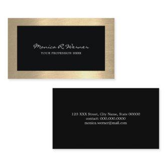 elegant modern professional black
