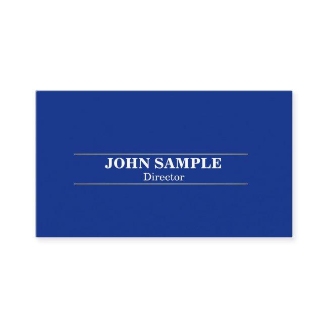Elegant Modern Professional Design Blue Gold