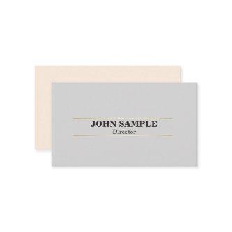 Elegant Modern Professional Design Grey Gold