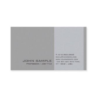 Elegant Modern Professional Grey Simple Chic Plain