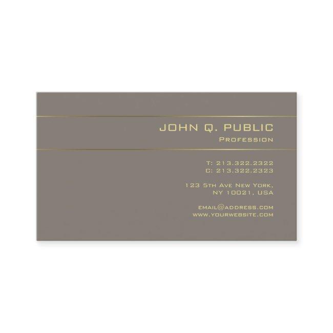 Elegant Modern Professional Template Gold Font