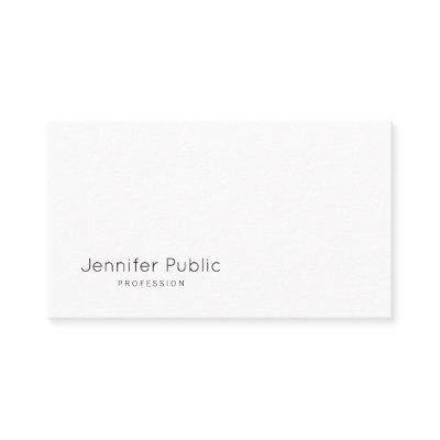 Elegant Modern Simple Design Fashionable Plain