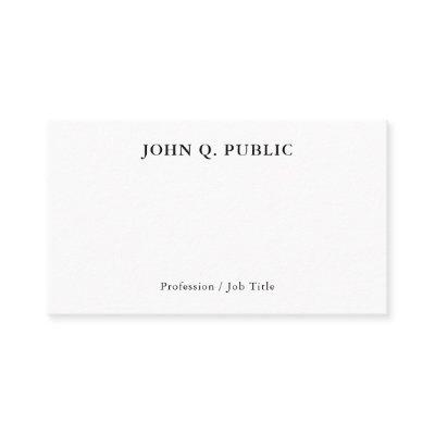 Elegant Modern Simple Personalized Template